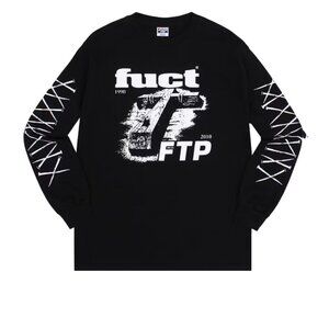 NWT FTP X FUCT FALLEN CROSS L/S TEE - BLACK - XL